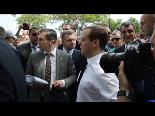 medvedev - there is no money, but you stay here, all the best to you, good mood